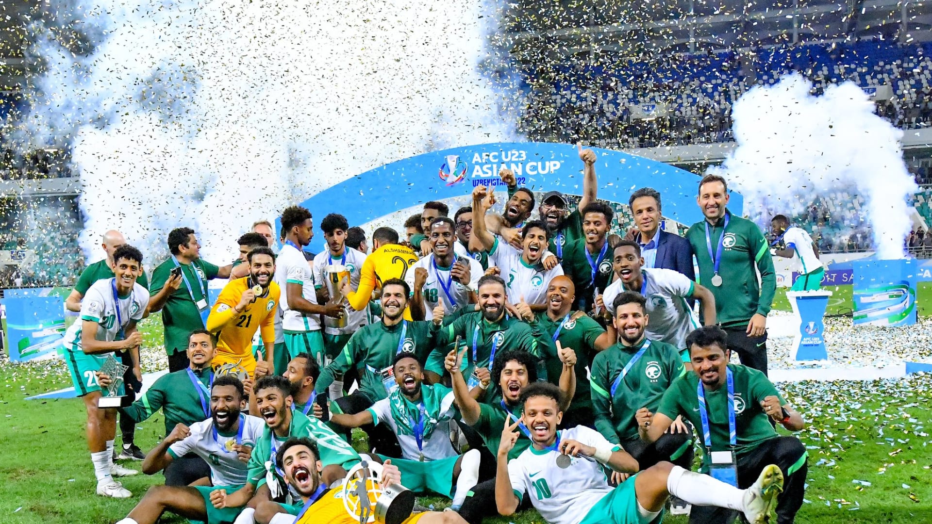 المنتخب السعودي بطلا لبطولة غرب آسيا على حساب الامارات.. الأخضر تحت 19 عام يتوج للمرة الثانية بلقب بطولة الديار العربية