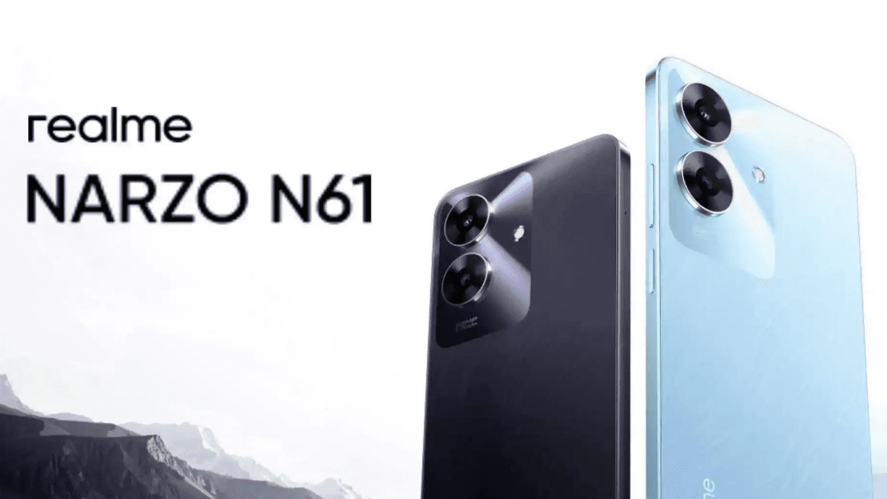 Realme Narzo N61 بكتسح الأسواق بإمكانيات رهيبة وسعر مميز للفئة المتوسطة