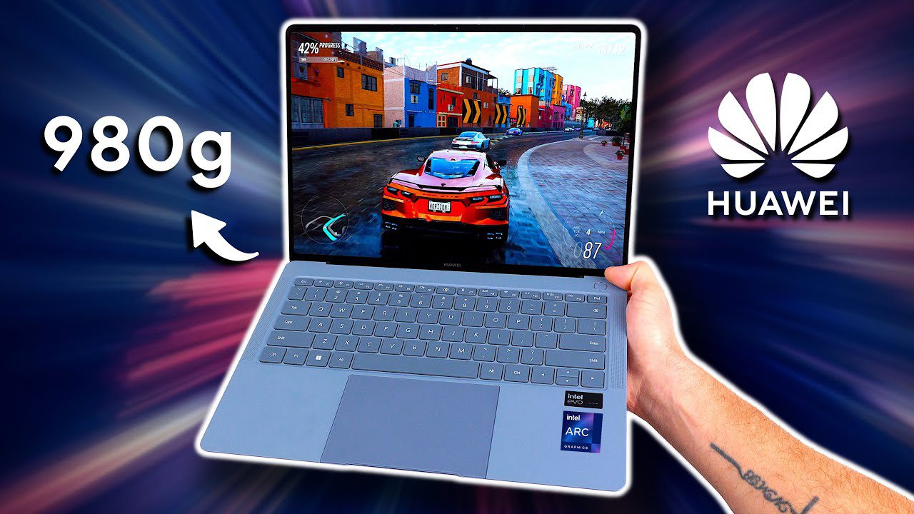 هواوي تبهر الجميع بـ أخف حاسوب MateBook X Pro بوزن 980 جرامًا فقط ومعالج Intel Core Ultra 9