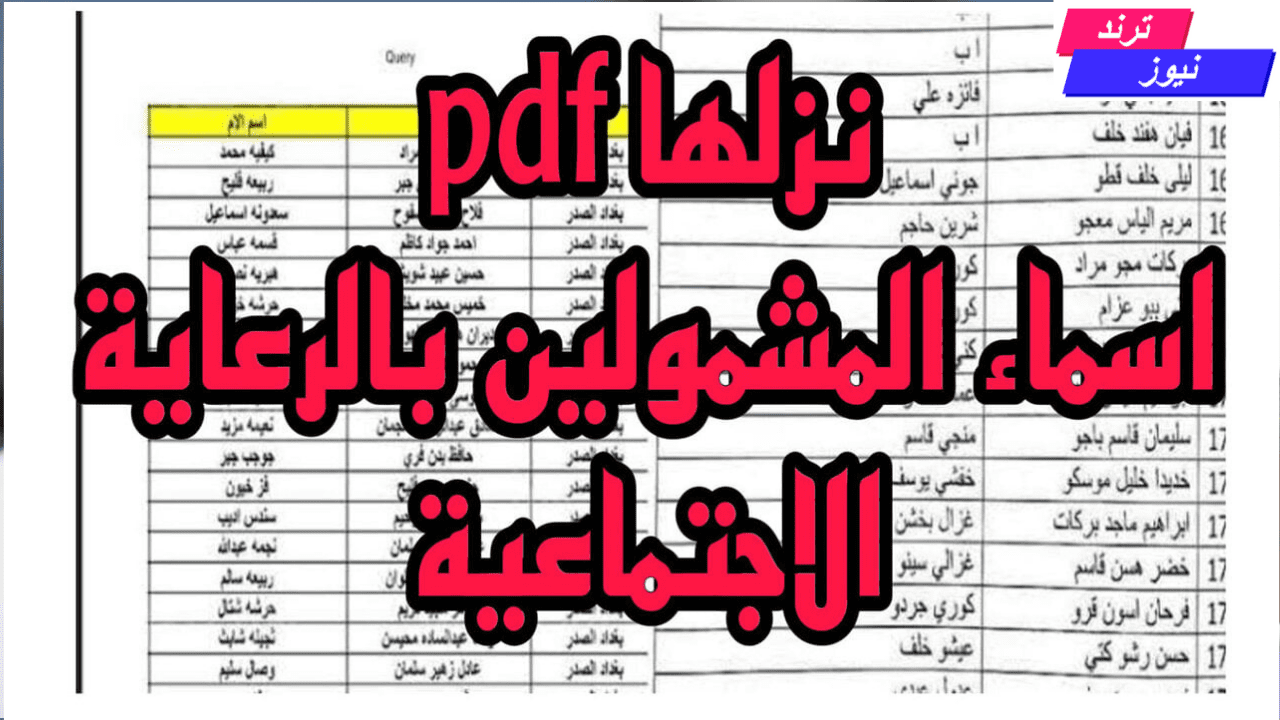 الاستعلام عن أسماء المشمولين بالرعاية الاجتماعية الوجبة الأخيرة 2024 عبر منصة مظلتي