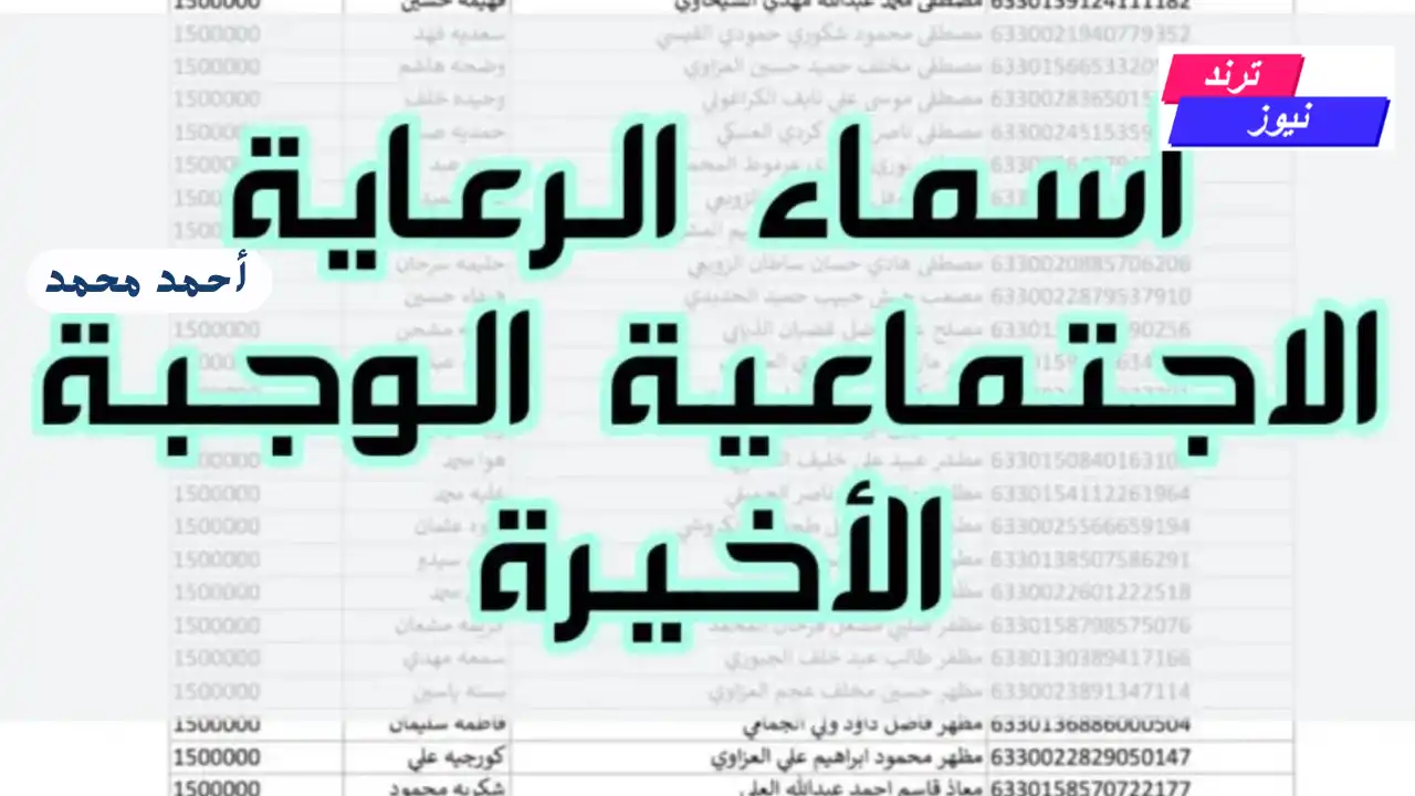 رابط الاستعلام عن اسماء الرعاية الاجتماعية الوجبة الأخيرة 2024 “منصة مظلتي” بأسهل الخطوات