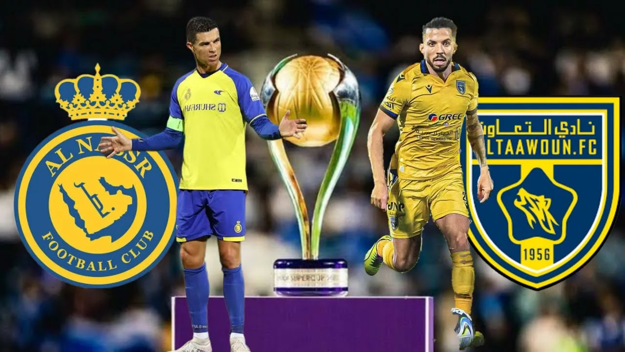 القنوات الناقلة لمباراة النصر والتعاون في نصف نهائي كأس السوبر السعودي 2024 وترددها