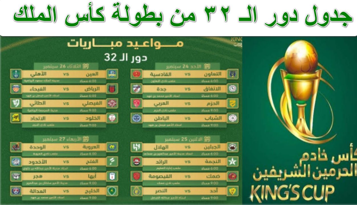 دور الـ 32 من بطولة كأس الملك