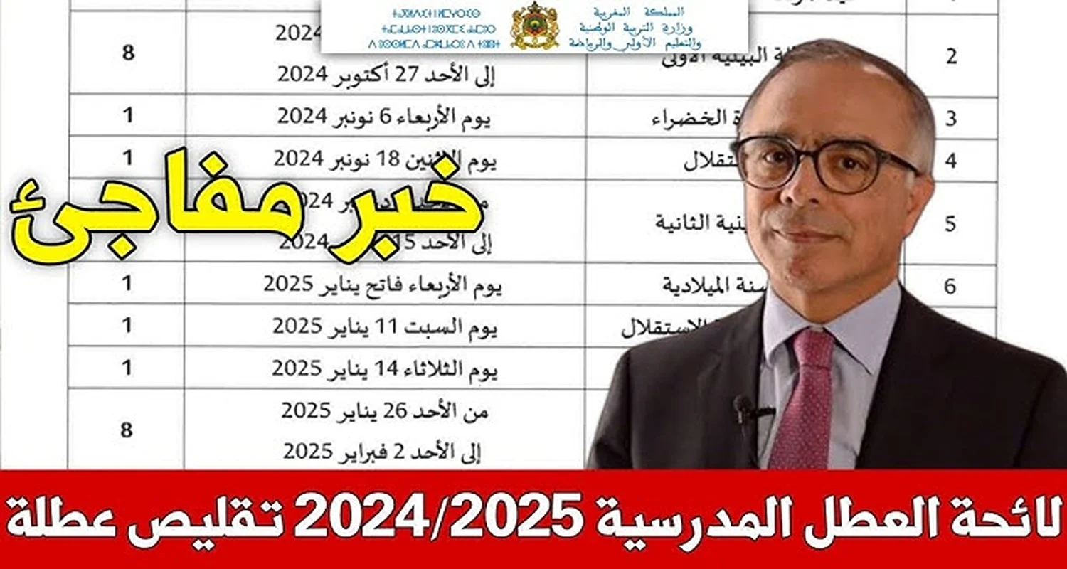 حقيقة تأجيـــل موعد الدخول المدرسي 2024 المغرب.. اعـــرف الاجازات الرسمية وفقا لقرارات الوزارة