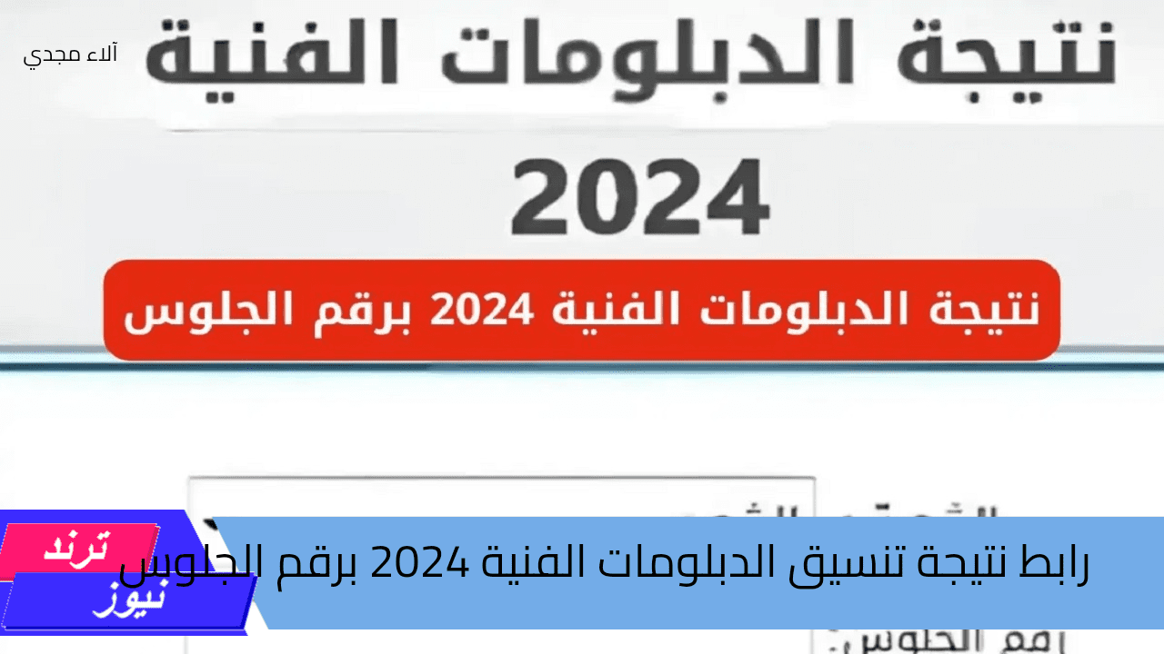 رسمي وسريع.. رابط نتيجة تنسيق الدبلومات 2024 برقم الجلوس