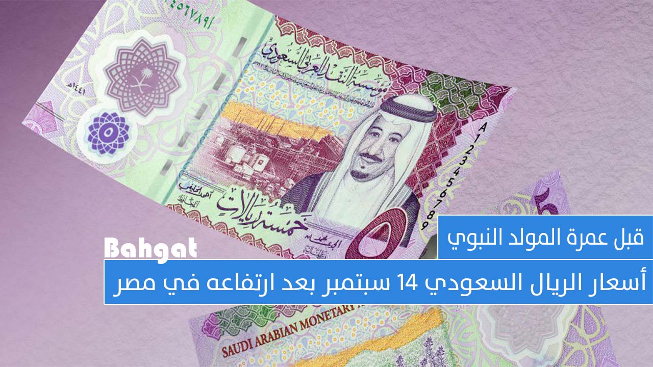 قبل عمرة المولد النبوي 2024… ارتفاع سعر الريال السعودي في البنوك المصرية 14 سبتمبر 2024