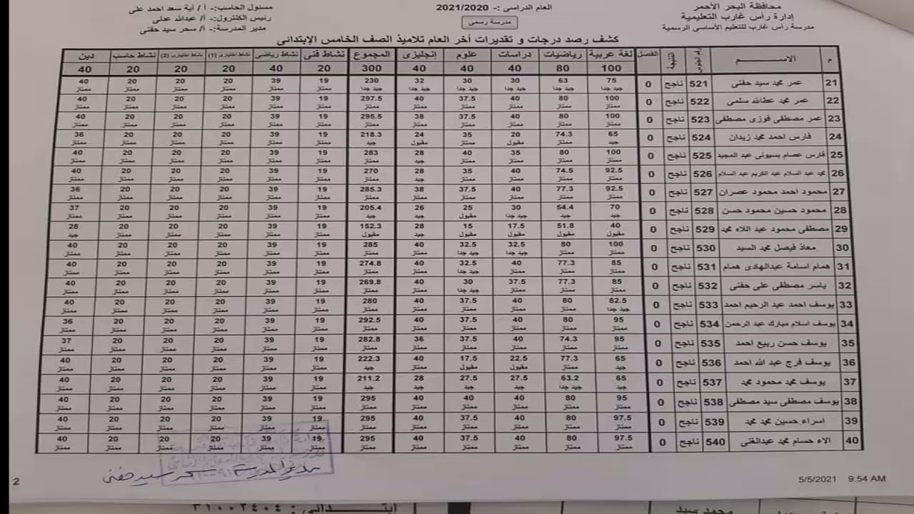 استعلم من هُنا.. نتيجة الصف الخامس الابتدائي 2025 بالاسم ورقم الجلوس عبر بوابة التعليم الاساسي eduserv.cairo.gov.eg