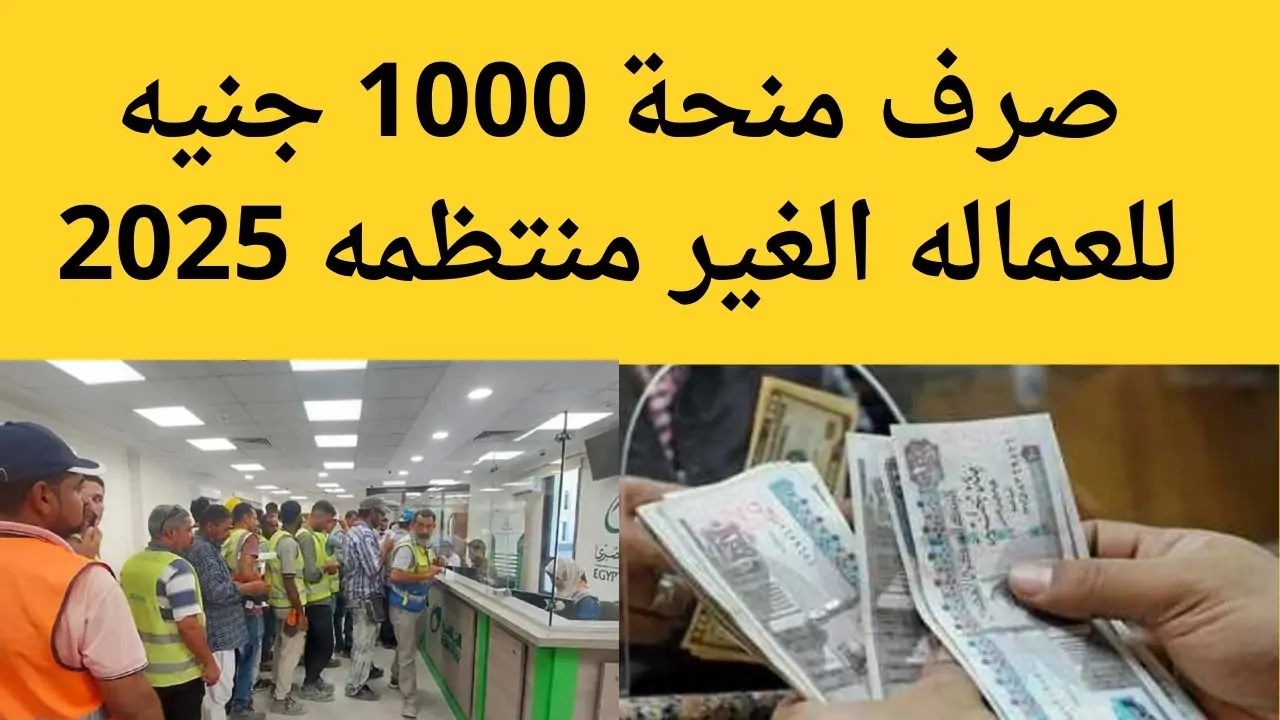 تسجيل العمالة الغير منتظمة 1000 جنيه 2025: الشروط والخطوات والمستفيدين