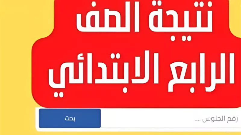 شوف نتيجة رابعة ابتدائي!… استعلم عن نتائج الفصل الدراسي الأول 2025 للصف الرابع الابتدائي عبر بوابة التعليم الأساسي