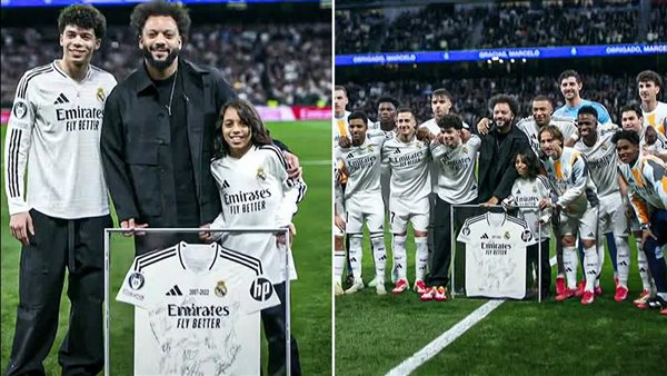 لمسة وفاء.. ريال مدريد يكرم مارسيلو ولحظة خاصة مع مودريتش