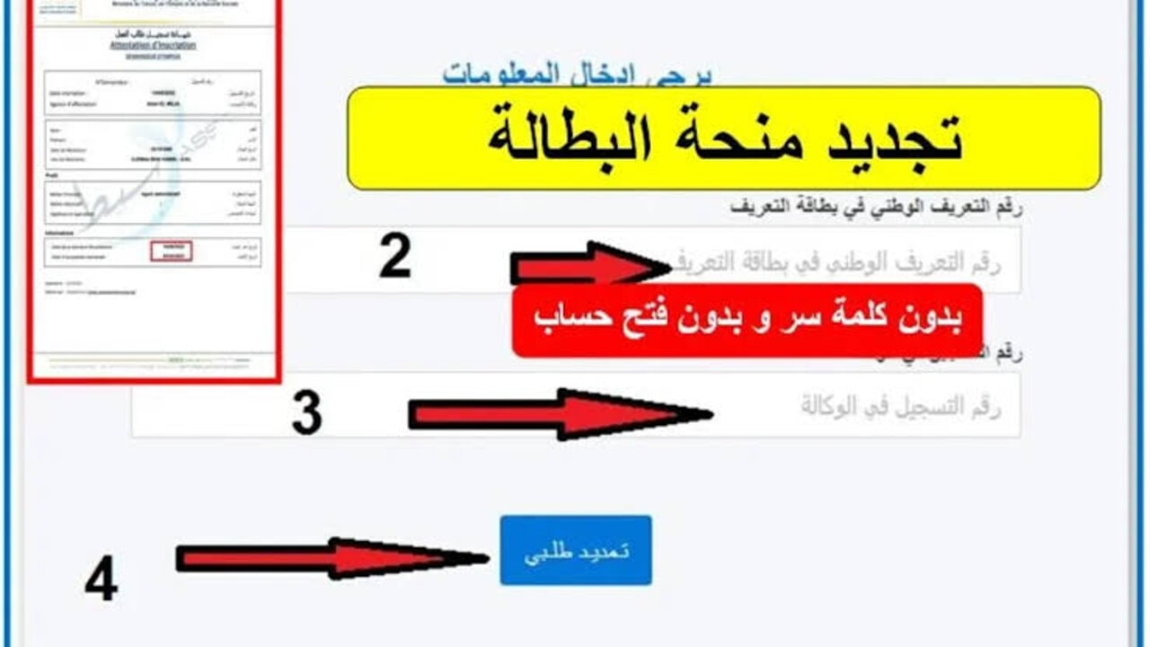 ” جددها من منزلك” رابط تجديد منحة البطالة بالجزائر 2025 وأبرز شروط الحصول عليها