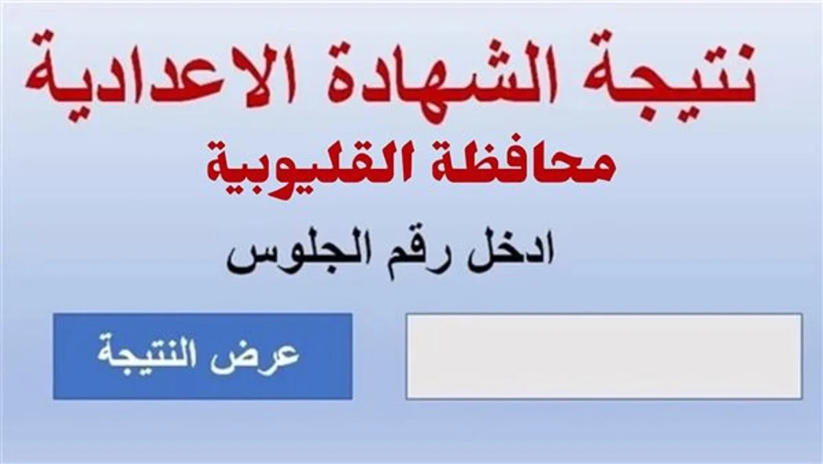 مبروك للناجحين.. رابط نتيجة الصف الثالث الاعدادي محافظة القليوبية الترم الأول 2024-2025