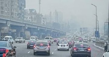 النشرة المرورية.. كثافات متوسطة للسيارات على محاور القاهرة والجيزة