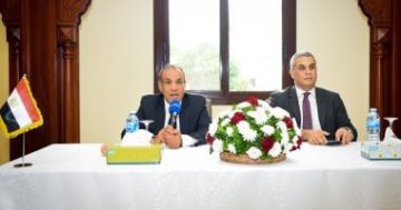 وزير الخارجية والهجرة يلتقى بأعضاء الجالية المصرية فى نيجيريا