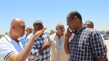 مسئولو “الإسكان” يتفقدون المشروعات الجاري تنفيذها بمدينة برج العرب الجديدة