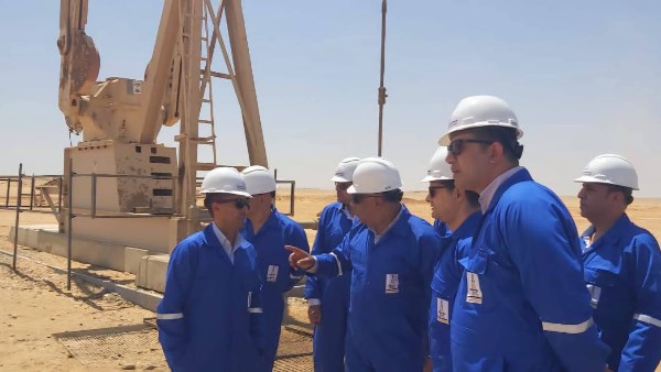 جولة ميدانية لرئيس شركة جنوب الوادي لمتابعة مشروعات “حياة كريمة”