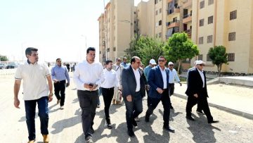 وزير الإسكان يتابع تنفيذ وحدات سكنية ضمن المبادرة الرئاسية “سكن لكل المصريين”