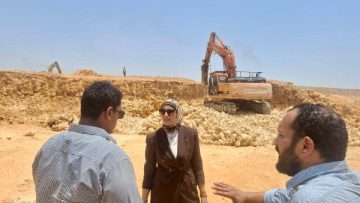 دفع العمل بمشروعات البنية الأساسية وتطوير المرافق بمدينة السويس الجديدة