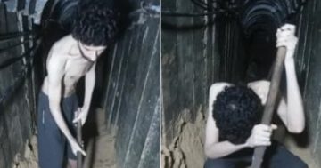 أحفر قبرى بيدى.. مشاهد صادمة لأسير إسرائيلى فى غزة موجها رسالة لنتنياهو
