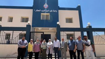 تسليم مبنى وحدة طب الأسرة بمنطقة غرب المطار بمدينة أكتوبر الجديدة