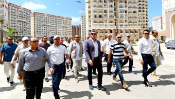 وزير الإسكان يتفقد مشروع التجمع العمراني “صوارى” بمنطقة غرب كارفور بالإسكندرية