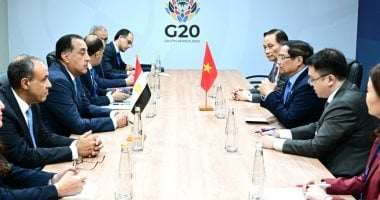 رئيس وزراء فيتنام لنظيره المصرى: ندرس توقيع اتفاق تجارة حرة مع مصر