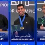 ثلاثية مصرية تتوج ببطولة المملكة العربية السعودية للتجديف داخل الصالات