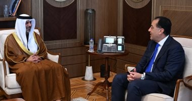 رئيس الوزراء يستقبل سفير دولة الإمارات العربية المتحدة لدى مصر