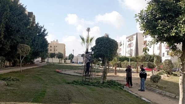 جهود مكثفة لرفع كفاءة الحي الثالث بالقاهرة الجديدة .. صور