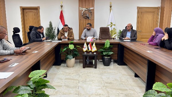 رئيس جهاز العبور الجديدة يترأس الاجتماع الأسبوعي للجنة العقارية