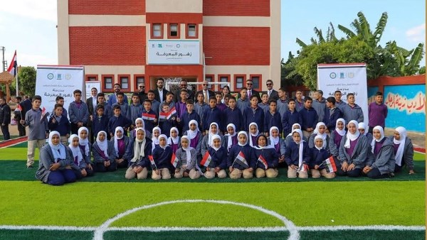 افتتاح مدرسة زهور المعرفة للتعليم الأساسي في العامرية بعد تطويرها