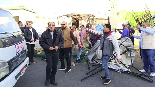 حملة مكبرة لإزالة الإشغالات والتعديات بالتجمع الأول