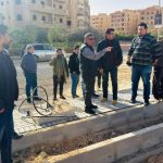 رئيس جهاز حدائق أكتوبر يتابع خطة تطوير ورفع كفاءة الطرق
