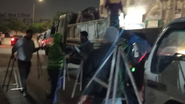 حملة إشغالات مسائية مكبرة بالحي الثالث بالشيخ زايد