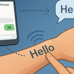 تقنية جديدة تحول الجلد إلى وسيلة لإرسال واستقبال النصوص