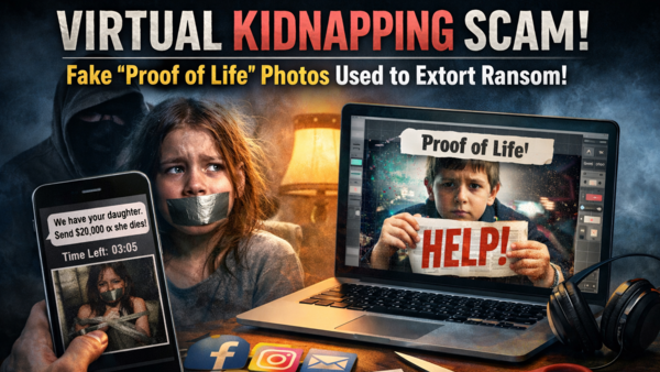 الاختطاف الافتراضي.. احتيال جديد يحول صور العائلة لسلاح فتاك