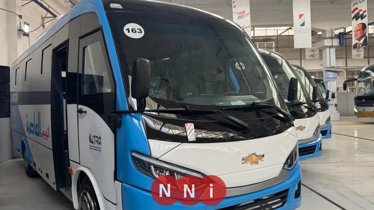 النصر للسيارات تكشف عن أول دفعة من الميني باصات الحديثة في مدينة العلمين الجديدة