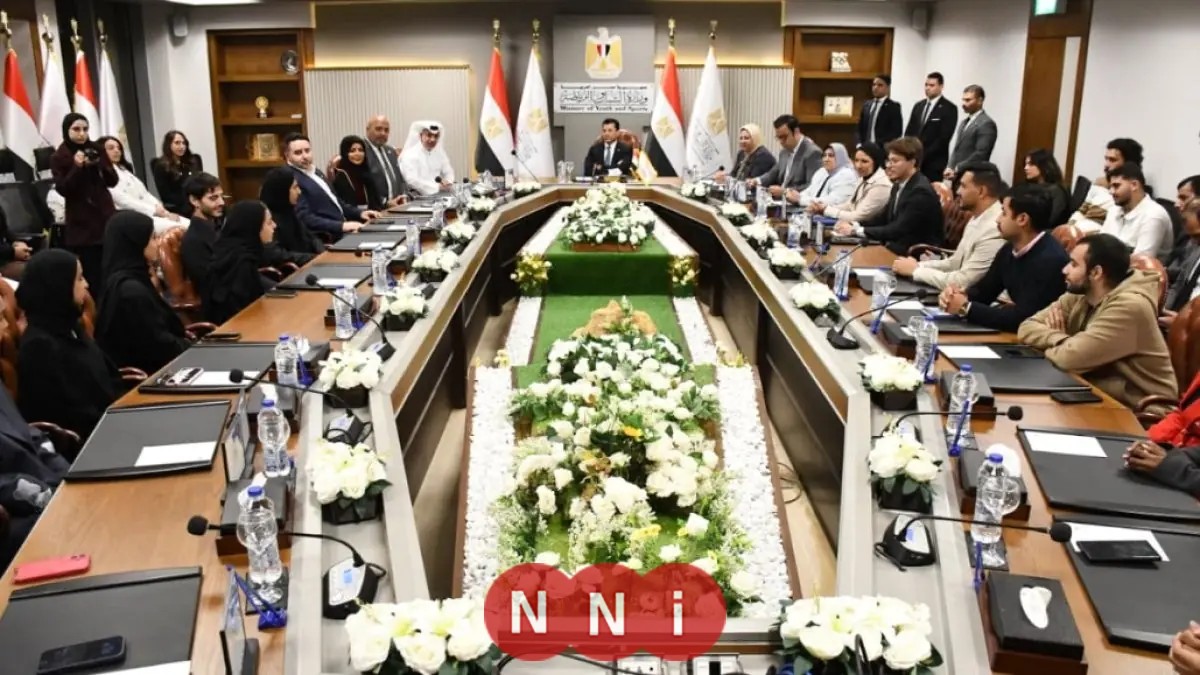 وزير الرياضة يرحب بوفد شبابي قطري في زيارة هامة إلى مصر