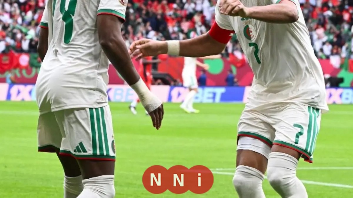 رياض محرز يقود محاربي الصحراء لتقدم مثير على السودان في الشوط الأول