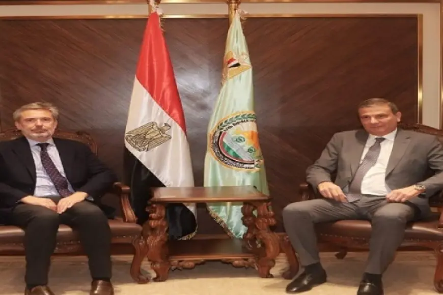 وزير الزراعة والسفير الإيطالي يبحثان أوجة التعاون المشترك