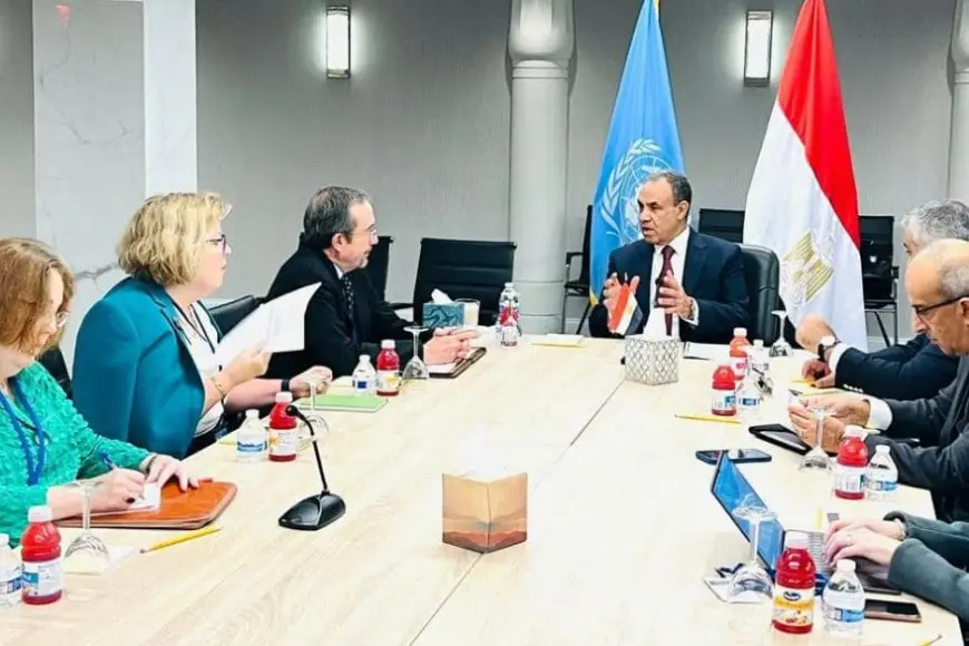 عبد العاطي يستقبل وكيل وزارة الخارجية الأمريكية للشئون السياسية جون باس في نيويورك