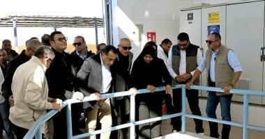 رئيس الوزراء يتفقد محطة رفع صرف صحى الرياينة ضمن مشروعات حياة كريمة