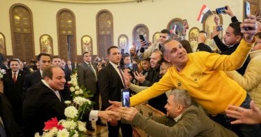 البابا تواضروس: نسعد دائما بحضور الرئيس السيسي للتهنئة بعيد الميلاد المجيد.. صور