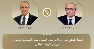 وزير الخارجية يجدد موقف مصر الثابت الداعم للبنان ووحدة وسلامة أراضيه