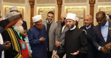 وزير الأوقاف يصطحب وفود مؤتمر الأعلى للشئون الإسلامية لزيارة مسجد مصر الكبير