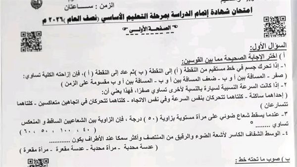 الشهادة الاعدادية