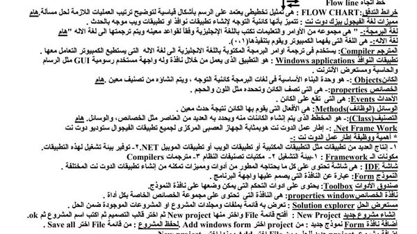 مراجعات نهائية في مقرر الفصل الدراسي الأول الحاسب الآلي الشهادة الاعدادية