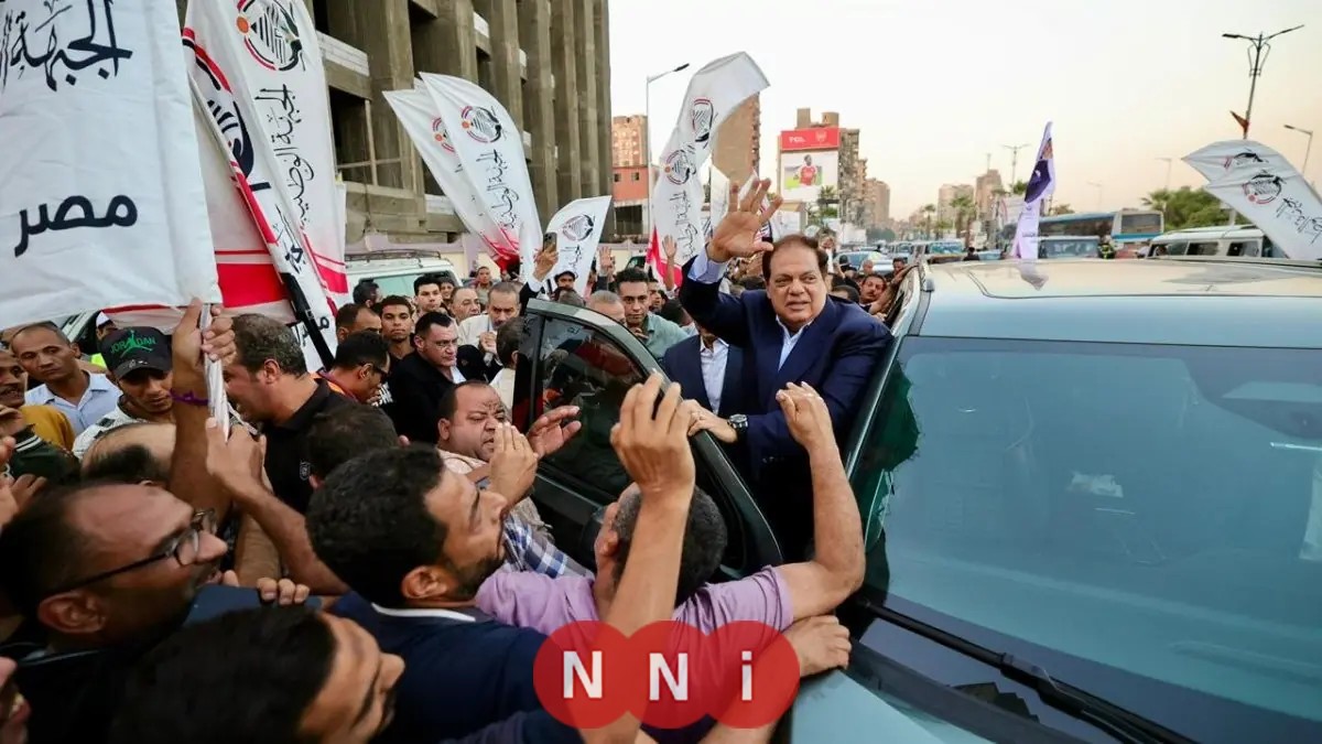 طوابير ضحمة وحشود غفيرة تساند النائب محمد أبو العينين في محافظة الجيزة