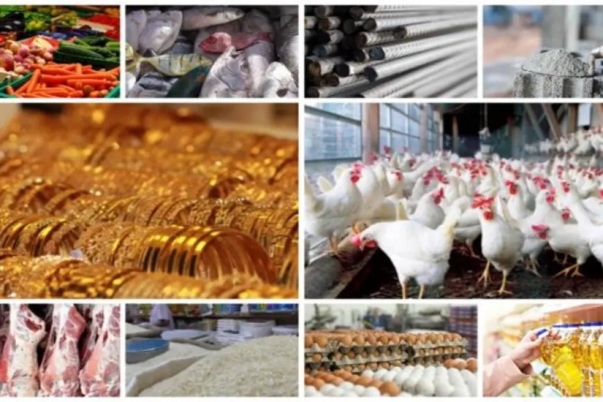 خريطة الأسعار اليوم: انخفاض أسعار الحديد والأسمنت وارتفاع الذهب