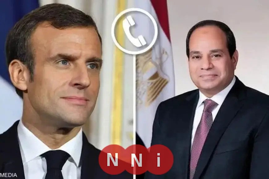 الرئيس السيسي يتلقى مكالمة من ماكرون